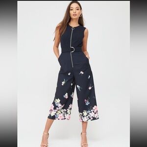 Ted Baker Cosetee Pergola Zip Front Jumpsuit